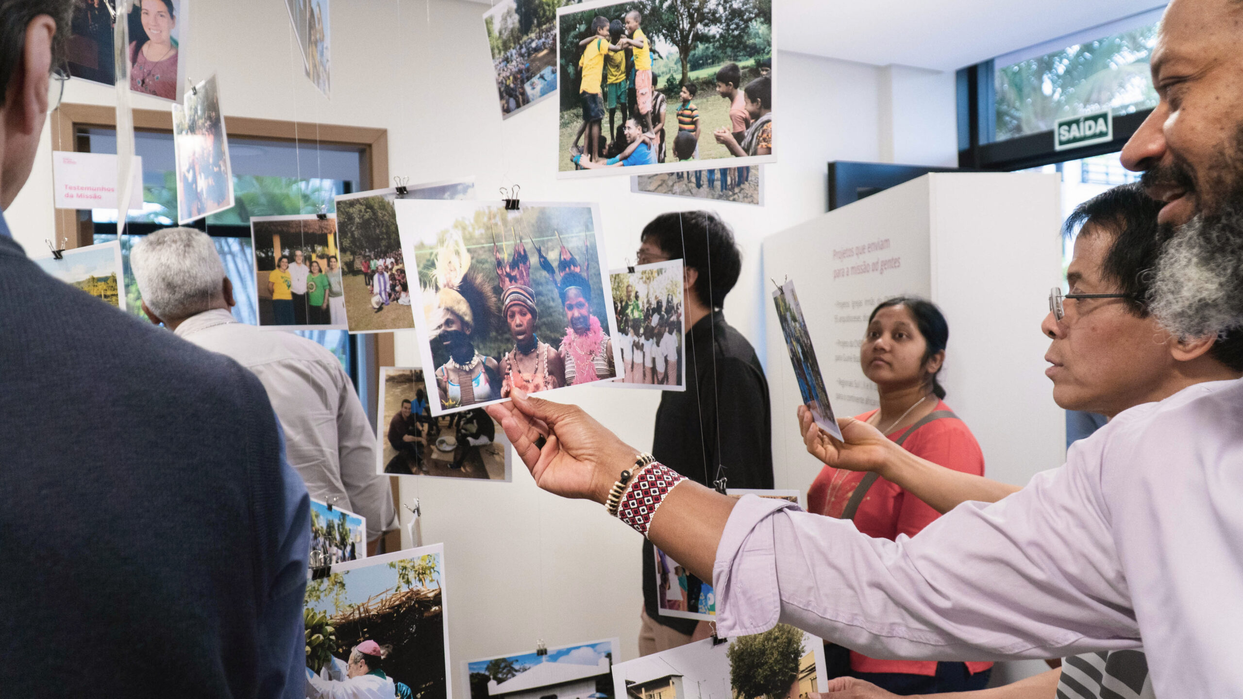 Imagem da exposição Rostos Missionários da CNBB